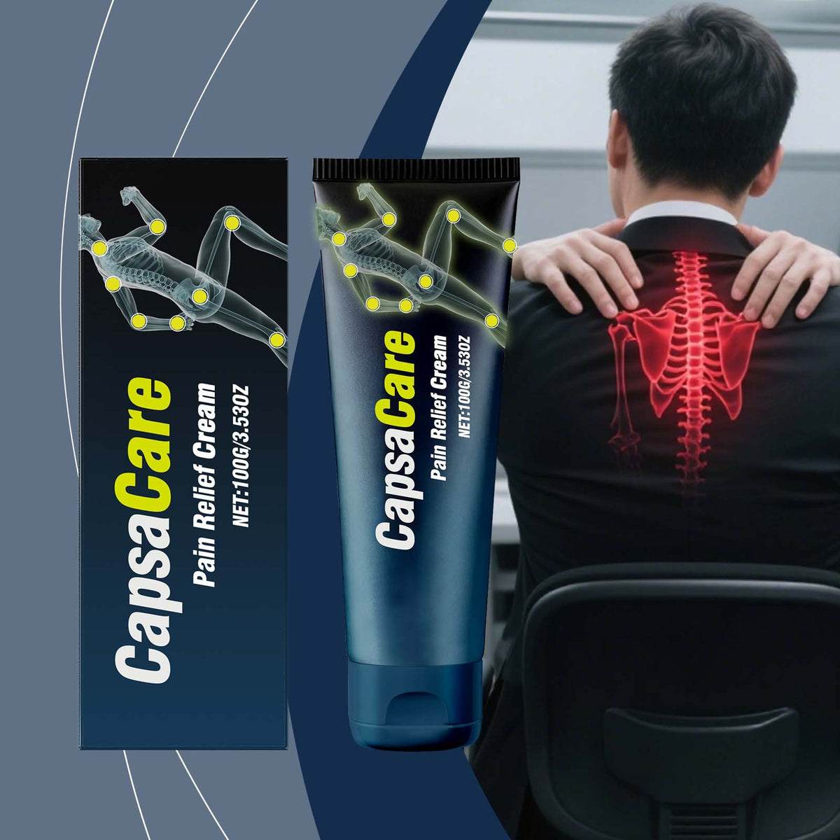 CapsaCare Eliminate numbness, tingling and pain by up to 92% — in just 4 days!