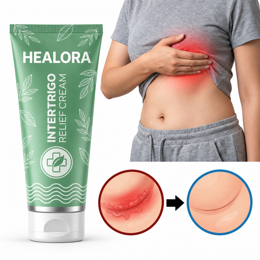 HEALORA Skinfold Inflammation Relief | Treats 99% of skin fold rashes from the first application